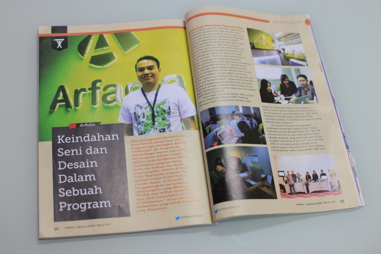 Review Arfadia Dalam Majalah Elshinta